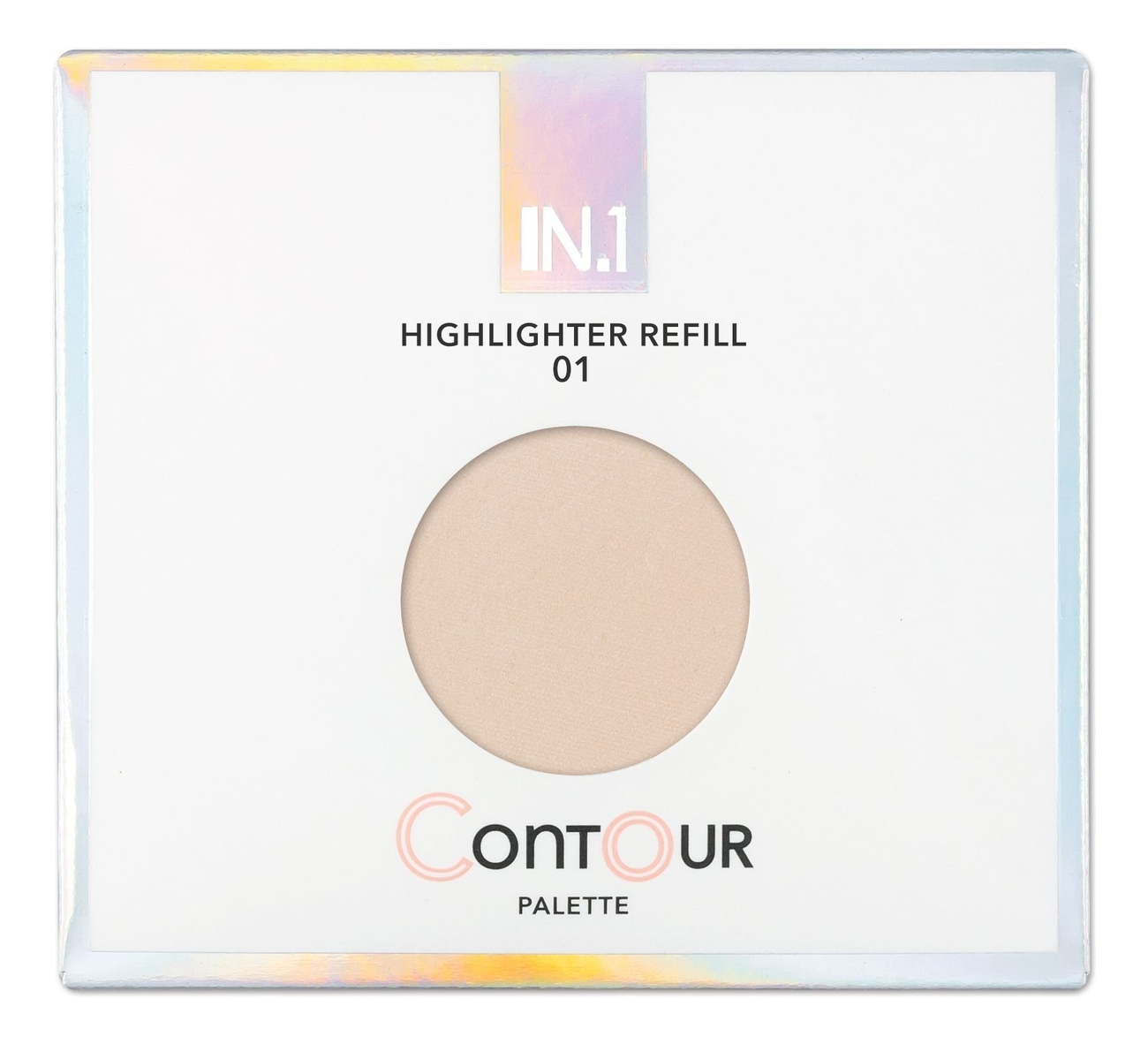 

Сменный блок хайлайтера для палетки Contour Palette Highlighter Refill 2,8г: No 01, Сменный блок хайлайтера для палетки Contour Palette Highlighter Refill 2,8г