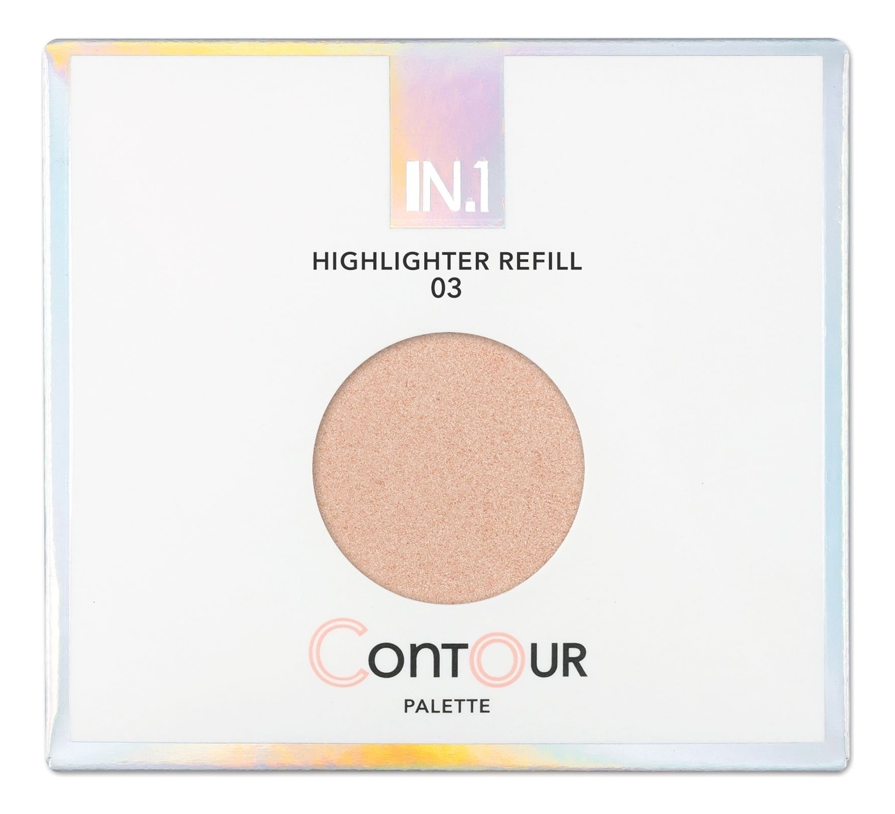 Сменный блок хайлайтера для палетки Contour Palette Highlighter Refill 2,8г: No 03