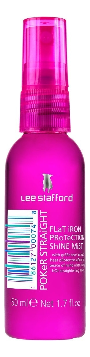 Купить Термозащитный спрей для придания блеска волосам Poker Straight Flat Iron Heat Protection Shine Mist: Спрей 50мл, Lee Stafford