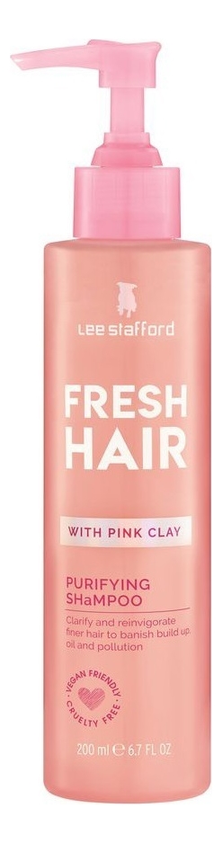 

Питательный шампунь для волос с розовой глиной Fresh Hair Purifying Shampoo 200мл
