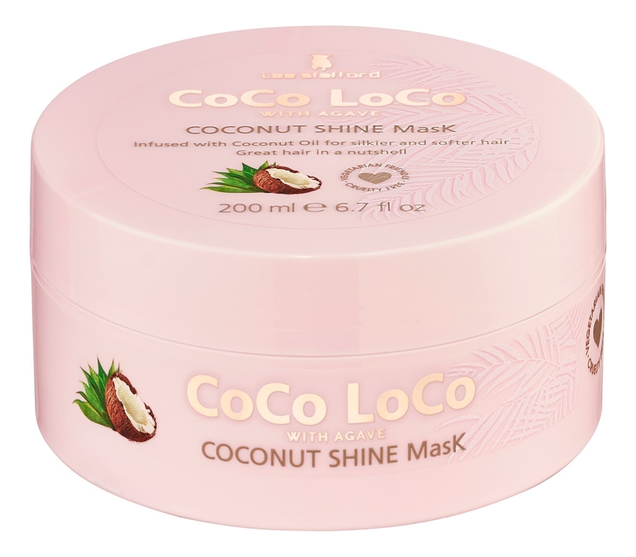Увлажняющая маска для волос с кокосовым маслом Сосо Loco With Agave Shine Mask 200мл от Randewoo