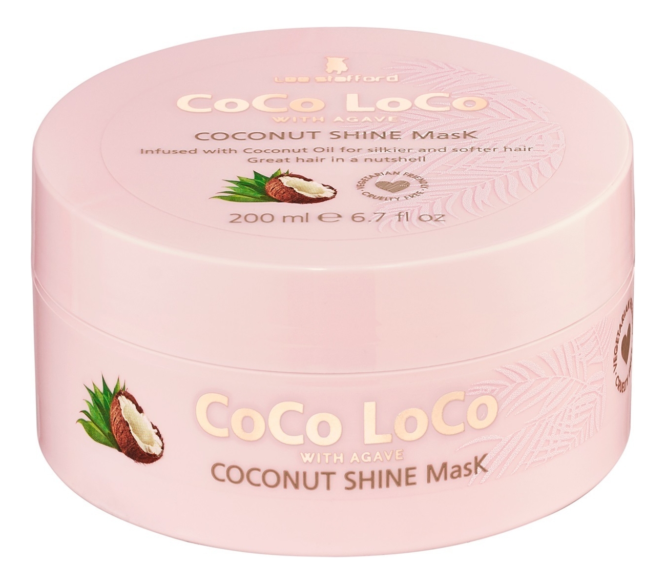 

Увлажняющая маска для волос с кокосовым маслом Сосо Loco With Agave Shine Mask 200мл