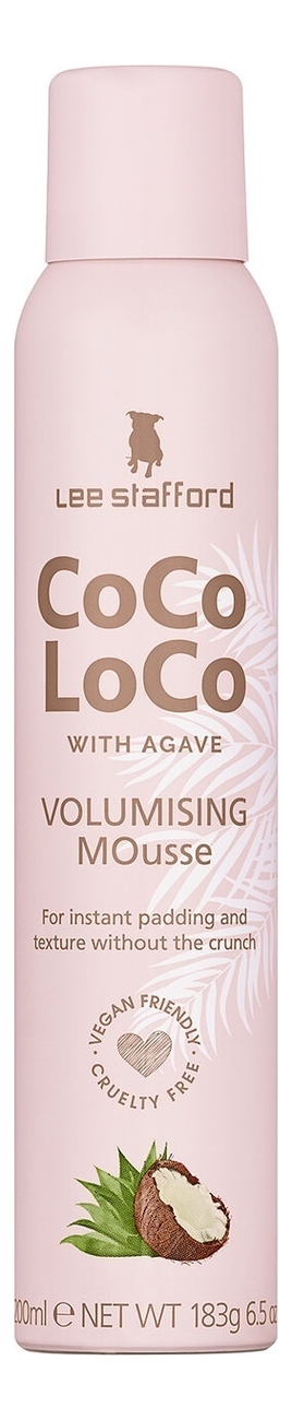 

Мусс для объема волос с кокосовым маслом Сосо Loco With Agave Volumising Mousse 200мл