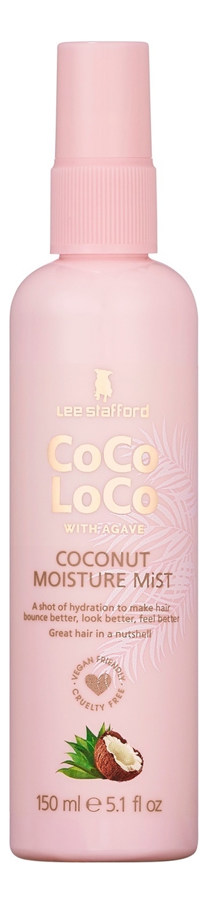 Купить Увлажняющий спрей для волос с кокосовым маслом Сосо Loco With Agave Coconut Moisture Mist 150мл, Lee Stafford