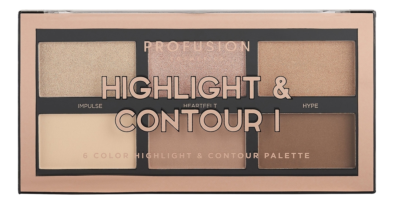 Палетка для макияжа лица Highlight &amp; Contour I Palette 110г