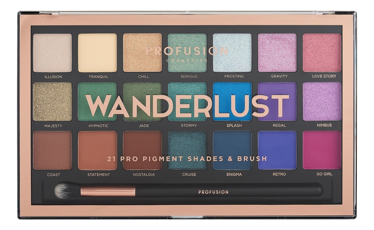 

Палетка теней для век Wanderlust Palette 250г