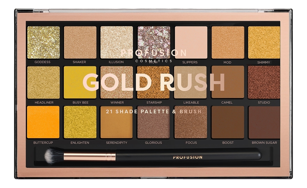 

Палетка теней для век Gold Rush Palette 250г
