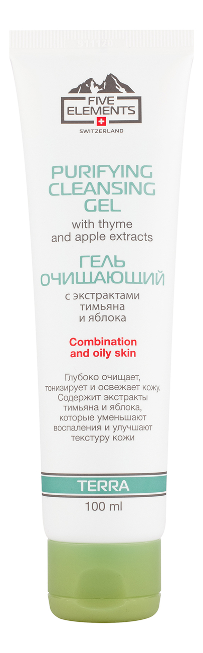 

Очищающий гель с экстрактами тимьяна и яблока Terra Purifying Cleansing Gel 100мл