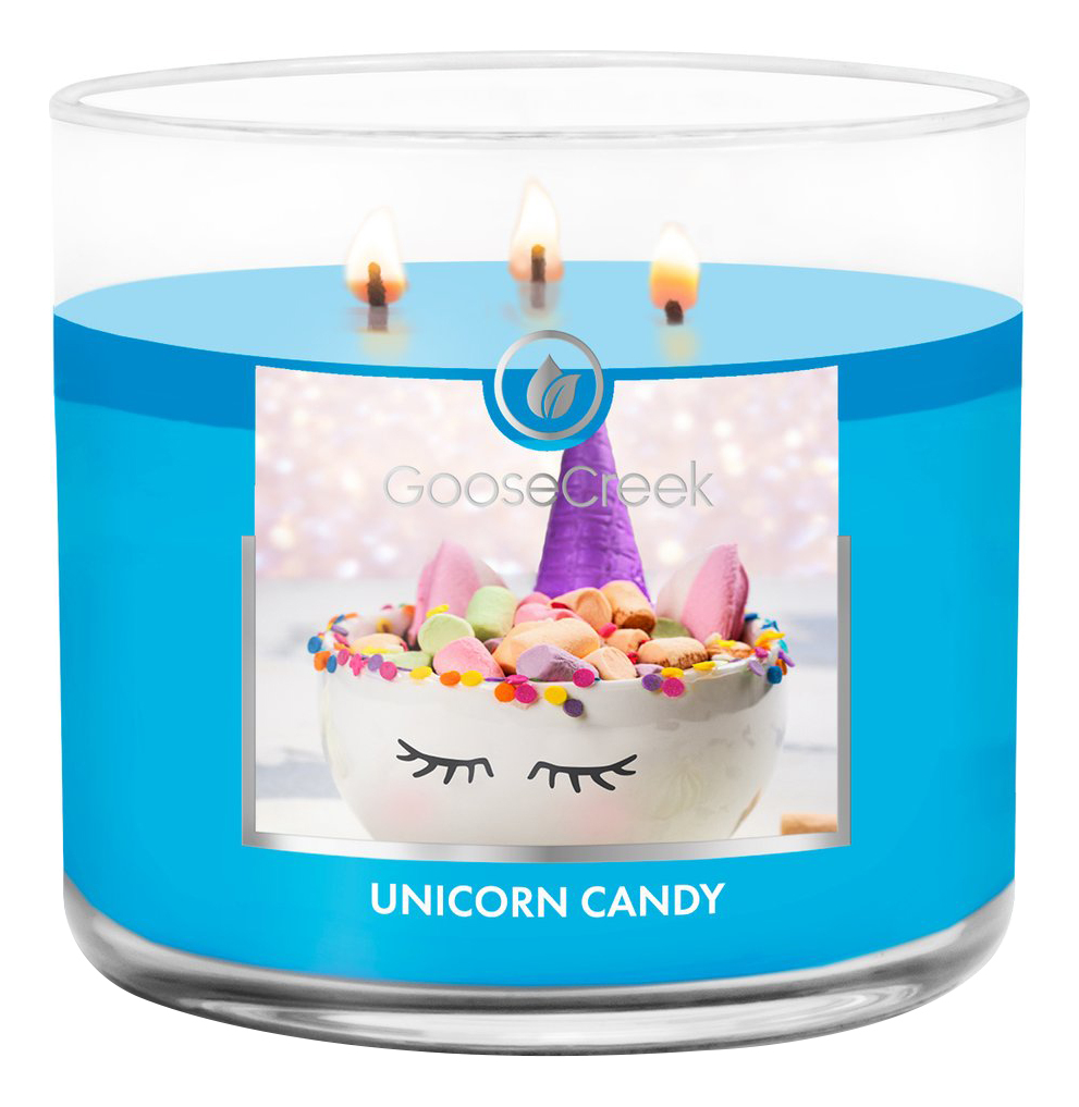 Ароматическая свеча Unicorn Candy (Рожок конфет): свеча 411г ароматическая свеча button up свеча 411г