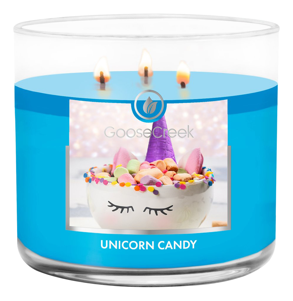 Ароматическая свеча Unicorn Candy (Рожок конфет): свеча 411г