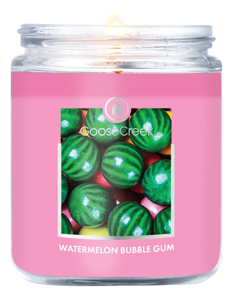 Купить Ароматическая свеча Watermelon Bubble Gum (Арбузная жевательная резинка): свеча 198г, Goose Creek