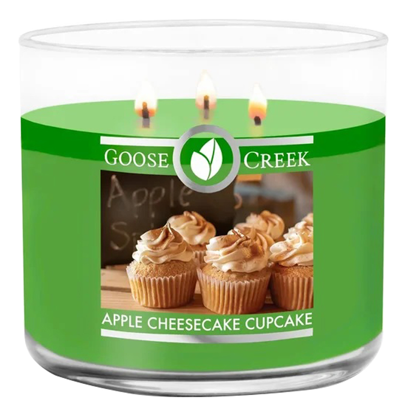 Ароматическая свеча Apple Cheesecake Cupcake (Яблочный чизкейк): свеча 411г ароматическая свеча red apple wreath свеча 411г