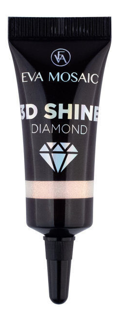 Глиттер для лица 3D Shine Diamond гелевый 5мл: Розовое золото от Randewoo