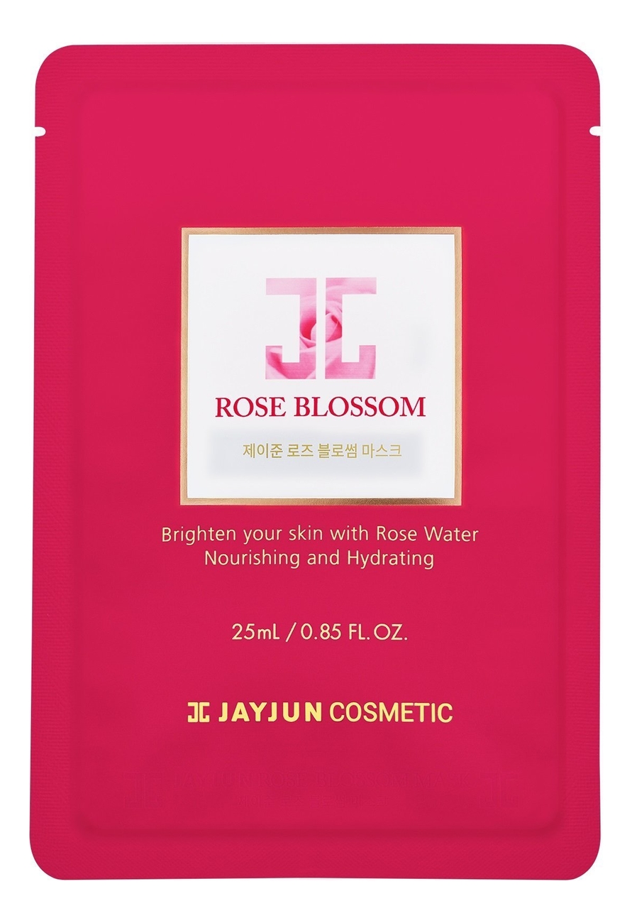 

Тканевая маска для лица с гиалуроновой кислотой и аллантоином Rose Blossom 25мл