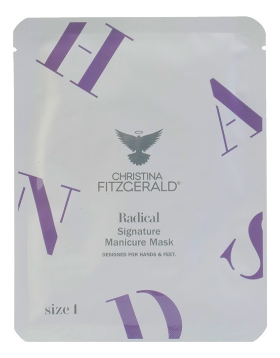 Маска-перчатки для рук с экстрактом ламинарии и аниса Radical Signature Manicure Mask 1шт: Размер 1