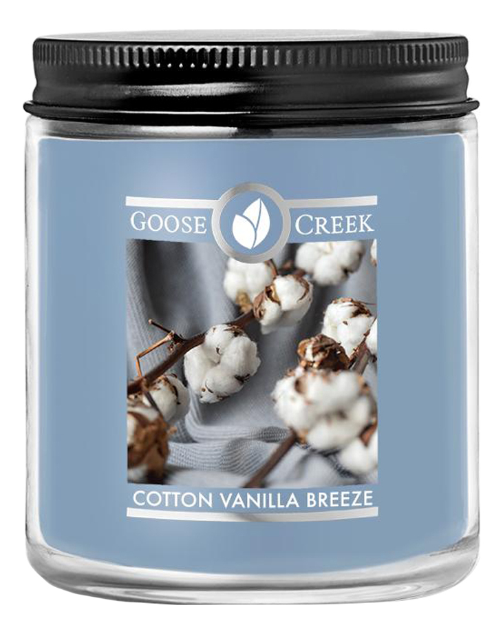 Ароматическая свеча Cotton Vanilla Breeze (Бриз из хлопка и ванили): свеча 198г ароматическая свеча cotton candy сахарная вата свеча 198г