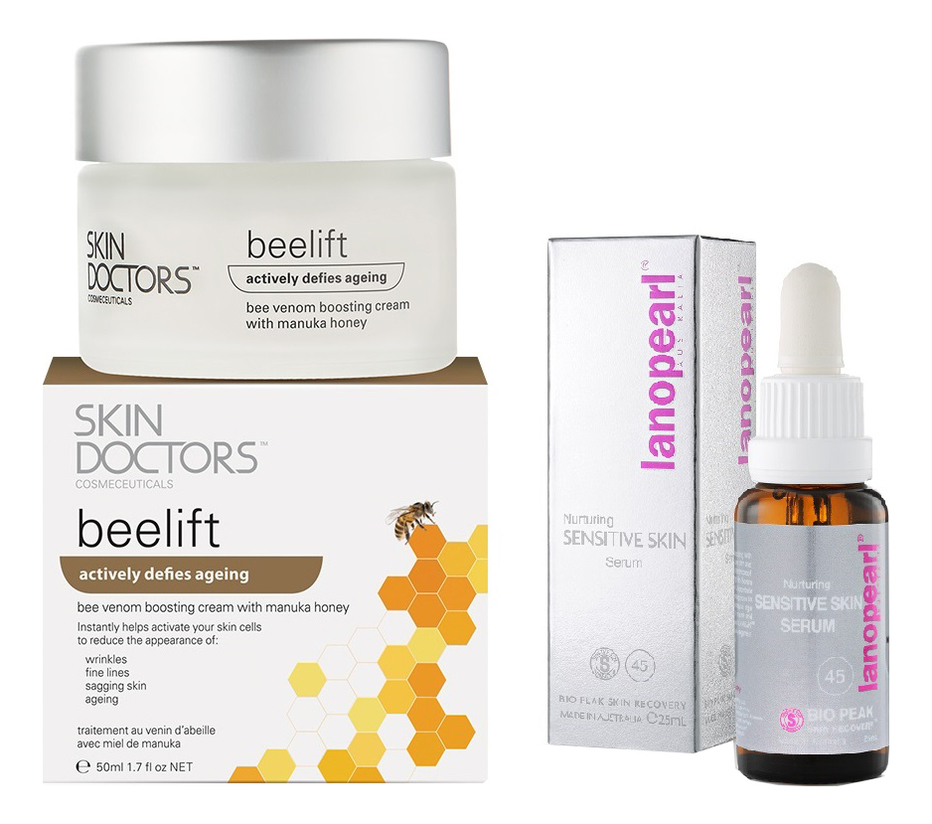 

Набор для лица Омоложение (крем BeeTox 50мл + сыворотка Lanopearl Nurturing Sensitive Skin Serum 25мл)