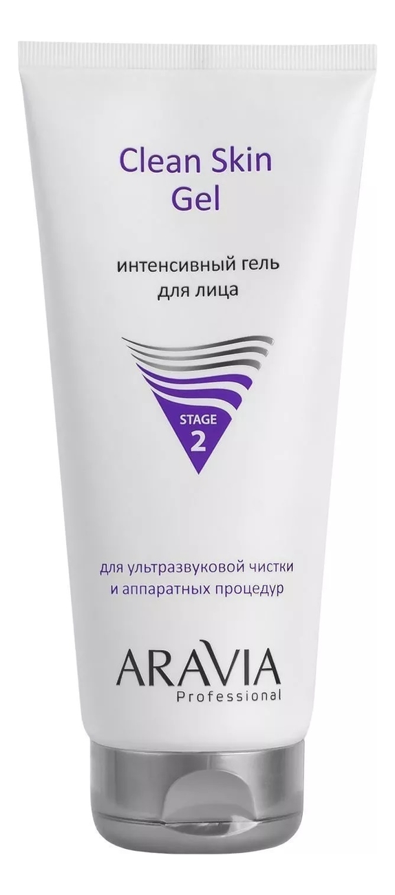 aravia professional интенсивный гель для ультразвуковой чистки лица и аппаратных процедур clean skin gel 200 мл aravia professional уход за лицом Интенсивный гель для ультразвуковой чистки лица и аппаратных процедур Professional Clean Skin Gel 200мл