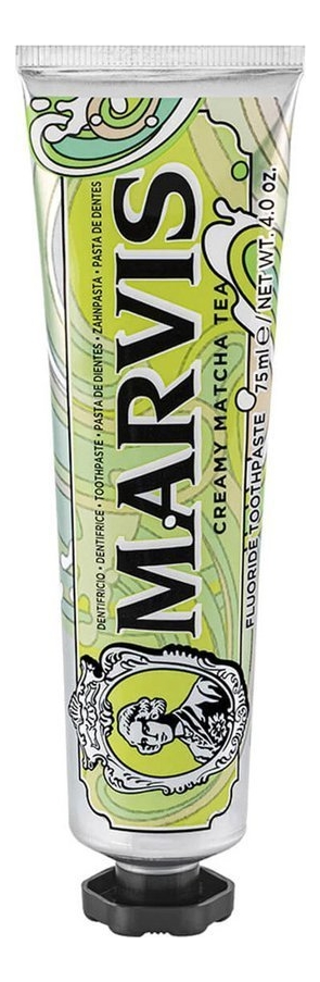 Зубная паста Creamy Matcha Tea Toothpaste: Зубная паста 75мл marvis creamy matcha tea fluoride toothpaste