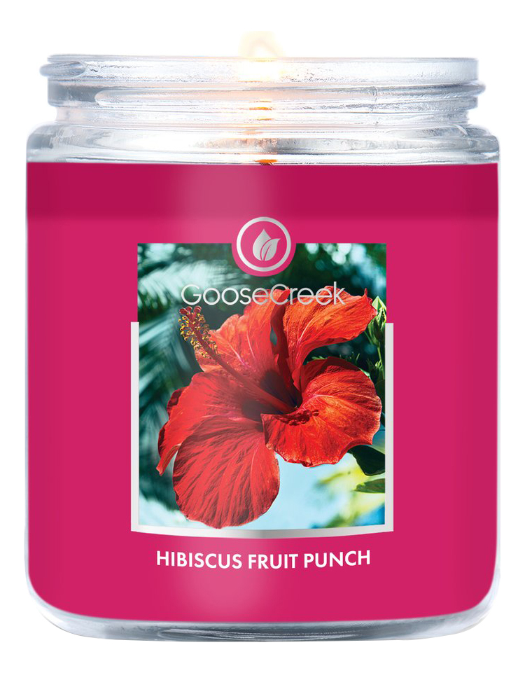 Ароматическая свеча Hibiscus Fruit Punch (Фруктовый пунш из гибискуса): свеча 198г