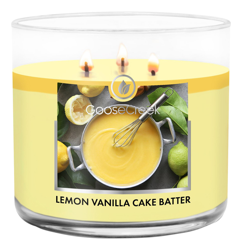 

Ароматическая свеча Lemon Vanilla Cake Batter (Лимонно-ванильный крем): свеча 411г, Ароматическая свеча Lemon Vanilla Cake Batter (Лимонно-ванильный крем)