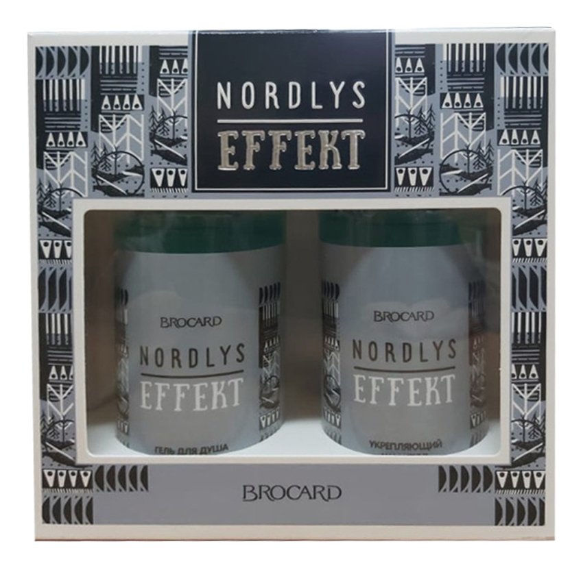 Набор Nordlys Effect 2*320мл (гель для душа с экстрактом алоэ вера + шампунь для волос с экстрактом репейника)
