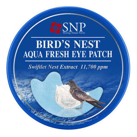 Купить Гидрогелевые патчи для кожи вокруг глаз с экстрактом ласточкиного гнезда Bird's Nest Aqua Fresh Eye Patch 60шт, SNP