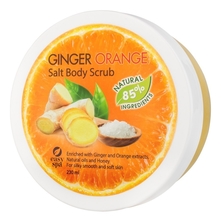 Easy Spa Скраб для тела соляной с экстрактом имбиря и апельсина Ginger Orange Salt Body Scrub 230мл