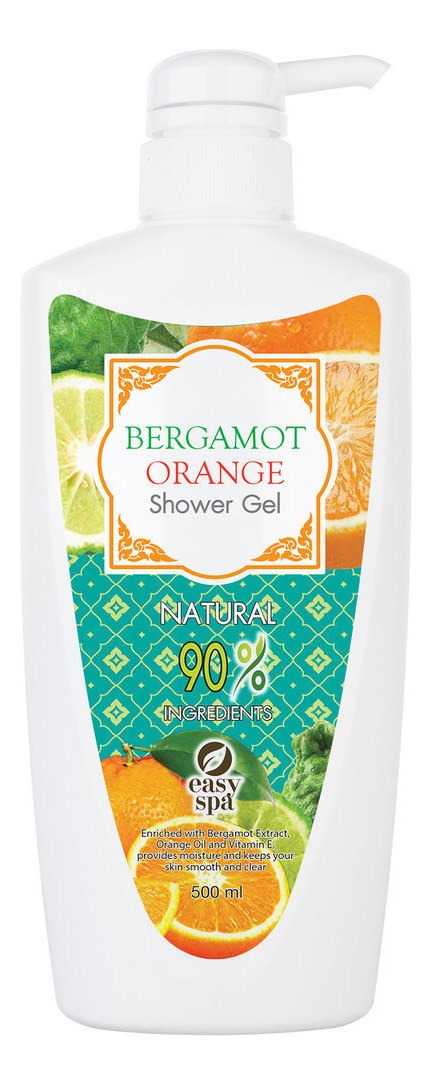 Гель для душа с ароматом бергамота и апельсина Bergamot Orange Shower Gel 500мл
