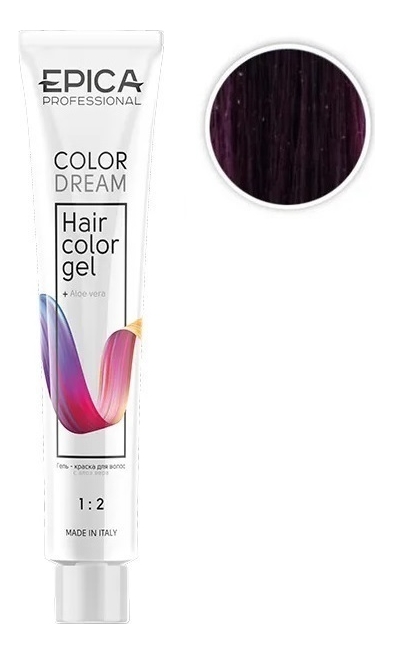Купить Гель-краска для волос Color Dream 100мл: 6.22 Темно-русый фиолетовый интенсивный, Epica Professional