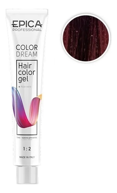 Купить Гель-краска для волос Color Dream 100мл: 6.75 Темно-русый палисандр, Epica Professional