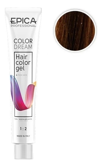 

Гель-краска для волос Color Dream 100мл: 7.3 Русый золотистый, Гель-краска для волос Color Dream 100мл
