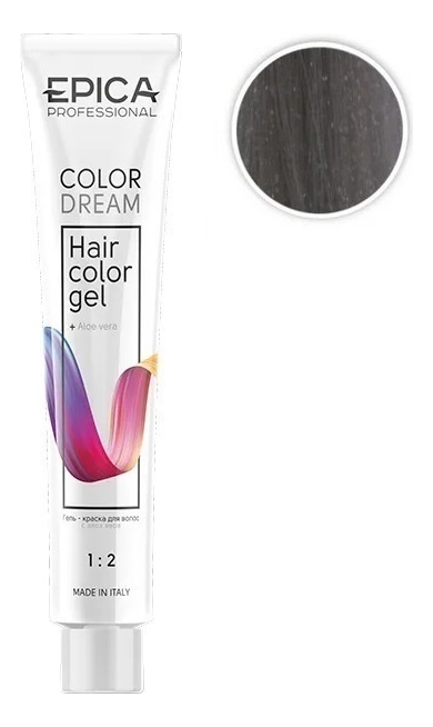 

Гель-краска для волос Color Dream 100мл: 8.11 Светло-русый пепельный интенсивный, Гель-краска для волос Color Dream 100мл