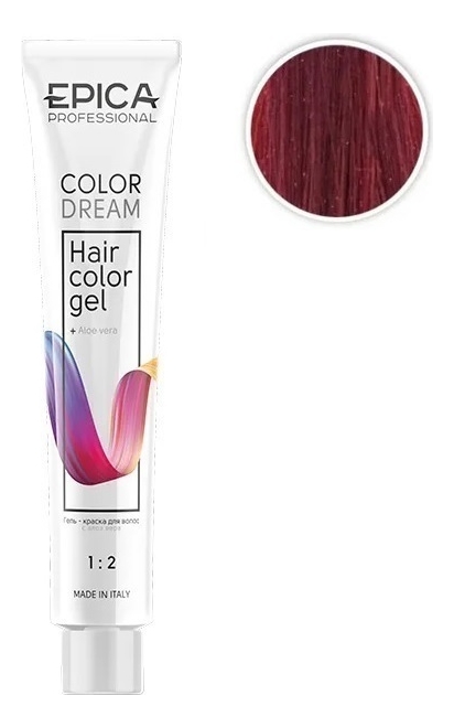 

Гель-краска для волос Color Dream 100мл: 8.62 Светло-русый красно-фиолетовый, Гель-краска для волос Color Dream 100мл