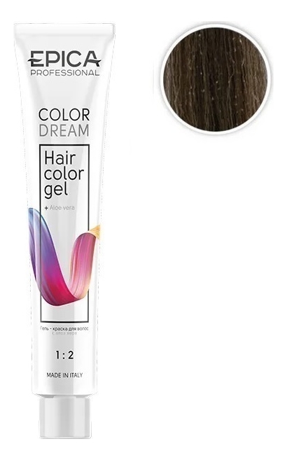 

Гель-краска для волос Color Dream 100мл: 8.7 Светло-русый шоколадный, Гель-краска для волос Color Dream 100мл