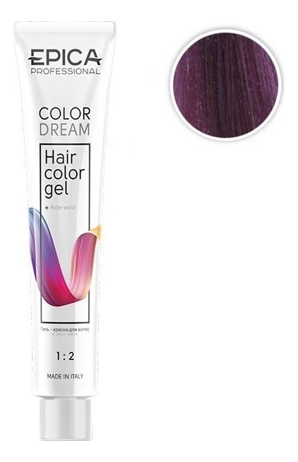 

Гель-краска для волос Color Dream 100мл: 9.22 Блондин фиолетовый интенсивный, Гель-краска для волос Color Dream 100мл