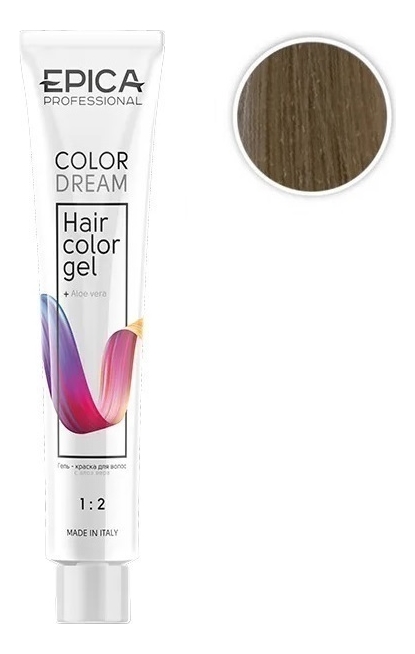 

Гель-краска для волос Color Dream 100мл: 9.71 Блондин шоколадно-пепельный, Гель-краска для волос Color Dream 100мл