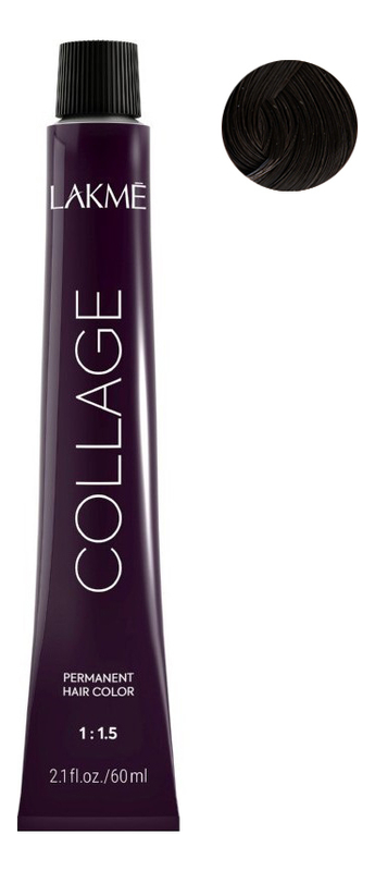 

Перманентная краска для волос Collage Permanent Hair Color 60мл: 55/00 Светлый шатен интенсивный, Перманентная краска для волос Collage Permanent Hair Color 60мл