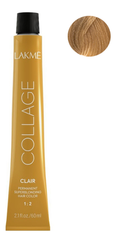 

Суперосветляющая перманентная краска для волос Collage Clair Permanent Superblonding Hair Color 60мл: 12/00 Суперосветляющий натуральный, Суперосветляющая перманентная краска для волос Collage Clair Permanent Superblonding Hair Color 60мл