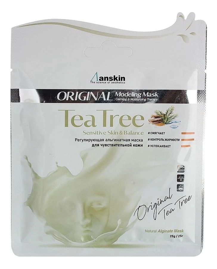 

Альгинатная маска для лица Original Tea Tree Modeling Mask: Маска 25г, Альгинатная маска для лица Original Tea Tree Modeling Mask
