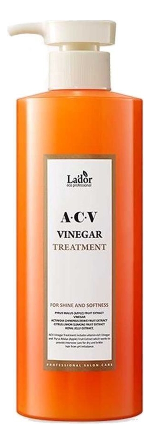 Маска для волос с яблочным уксусом ACV Vinegar Treatment: Маска 430мл маска для волос lador маска для волос с яблочным уксусом acv vinegar treatment