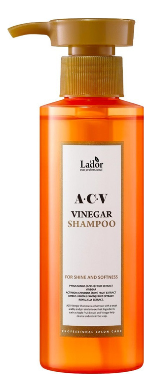 Шампунь для волос с яблочным уксусом ACV Vinegar Shampoo: Шампунь 150мл