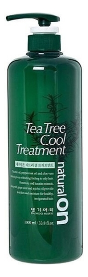 

Бальзам для волос охлаждающий на основе чайного дерева Natural On Tea Tree Cool Treatment: Бальзам 1000мл, Бальзам для волос охлаждающий на основе чайного дерева Natural On Tea Tree Cool Treatment