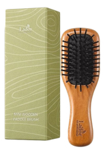 La`dor Деревянная расческа для волос Mini Wooden Paddle Brush