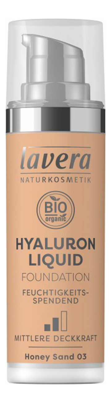 

Тональный крем для лица с гиалуроновой кислотой Hyaluron Liquid Fondation 30мл: 03 Золотисто-бежевый, Тональный крем для лица с гиалуроновой кислотой Hyaluron Liquid Fondation 30мл