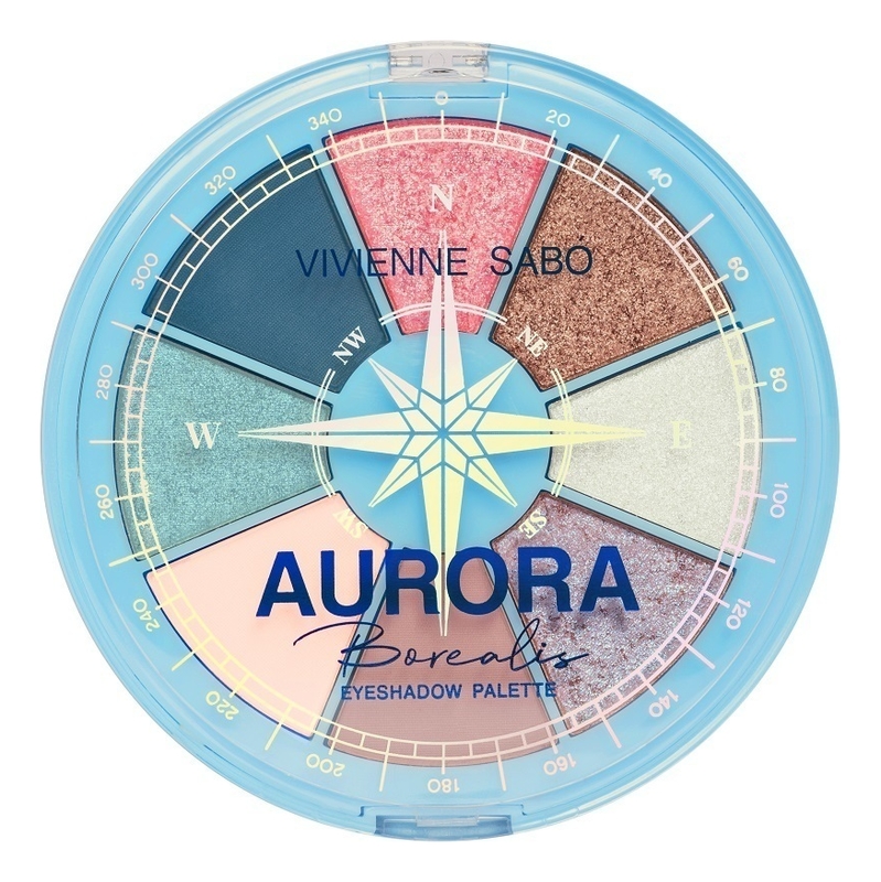 Палетка теней для век Aurora Borealis Eyeshadow Palette 12г от Randewoo