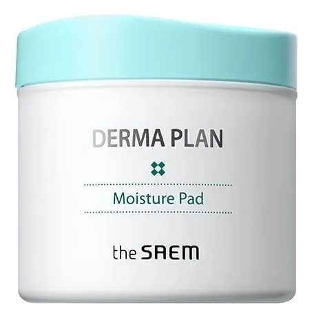 Увлажняющие пэды для лица Derma Plan Moisture Pad 70шт