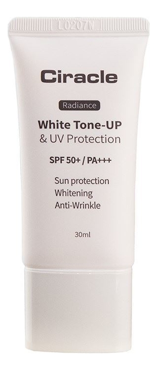 Купить Осветляющий солнцезащитный крем для лица Radiance White Tone-Up & UV SPF50+ PA+++ Protection 30мл, Осветляющий солнцезащитный крем для лица Radiance White Tone-Up & UV SPF50+ PA+++ Protection 30мл, Ciracle