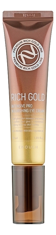 Крем для кожи вокруг глаз с золотом Rich Gold Intensive Pro Nourishing Eye Cream 30мл la soyul крем для глаз с коллагеном и золотом anti aging collagen 24k gold eye cream 30мл