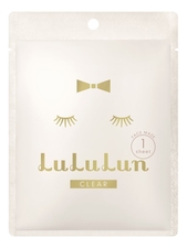 LuLuLun Тканевая маска Увлажнение и улучшение цвета лица Face Mask Clear White